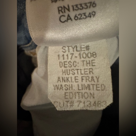 MOTHER - The Hustler Ankle Fray in Limited Edition, Size 25 - Picture 5 of 8